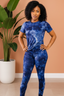 Tie-Dye Butter Smooth Two-Piece Leggings Set