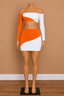 Sunset Breeze Color-Block Two-Piece Skirt Set