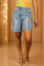 Keep It Cargo High Waist Denim Shorts
