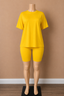 Off-Duty Oversized Tee & Biker Short Set