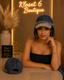 Rhinestone and Link Chain Baseball Hat