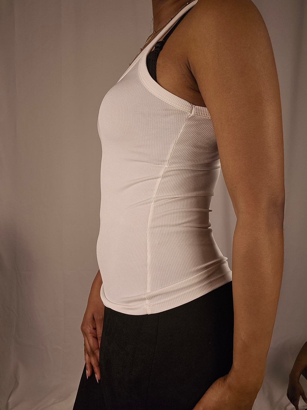 Cloud Nine Ribbed Racerback Top