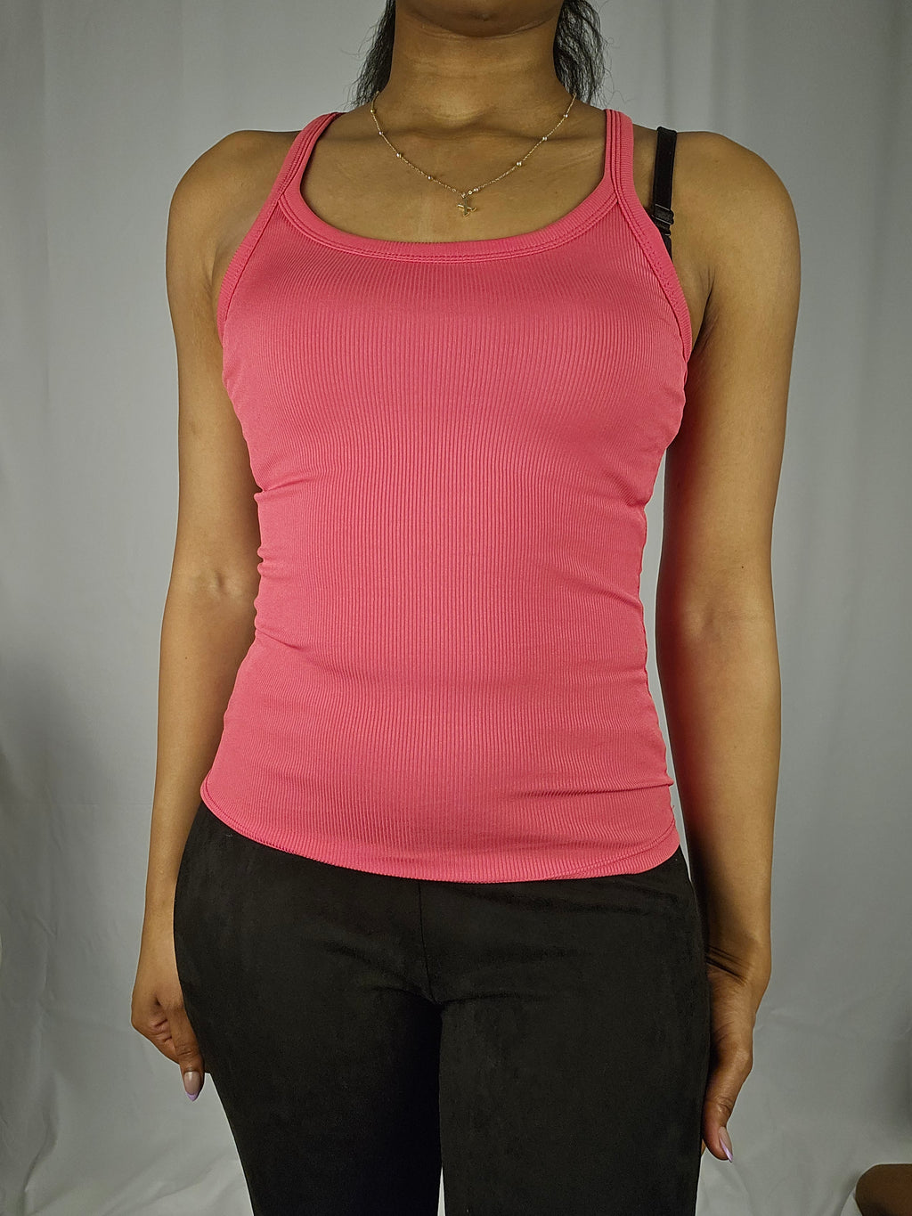 Cloud Nine Ribbed Racerback Top