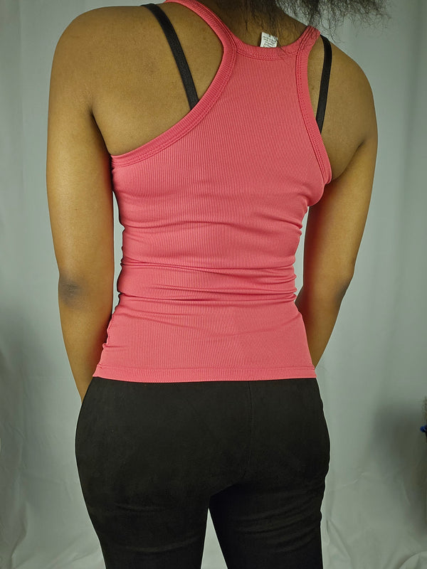 Cloud Nine Ribbed Racerback Top