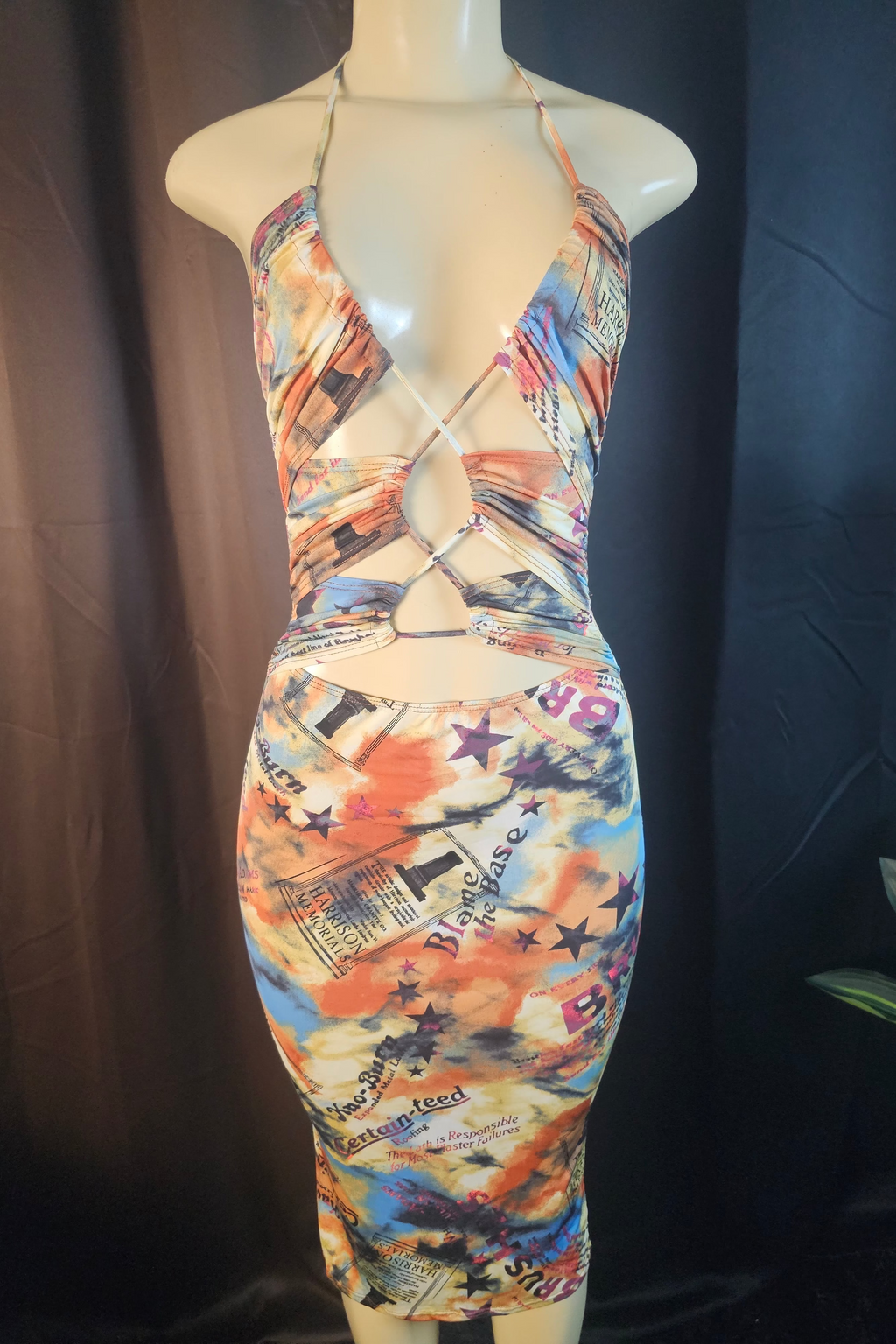 Read All About It Midi Dress