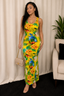 Lemon Drop Silhouette Maxi Dress