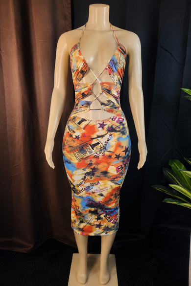 Read All About It Midi Dress
