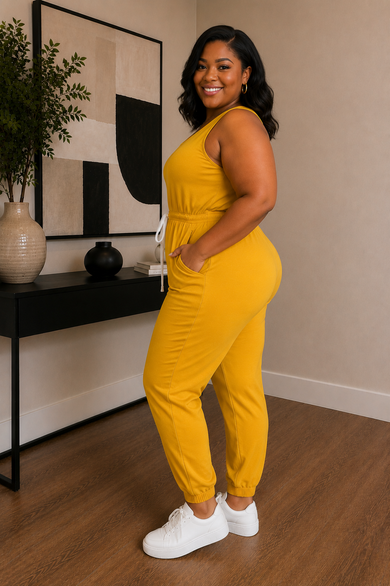 Plus Size Day & Night Jumpsuit