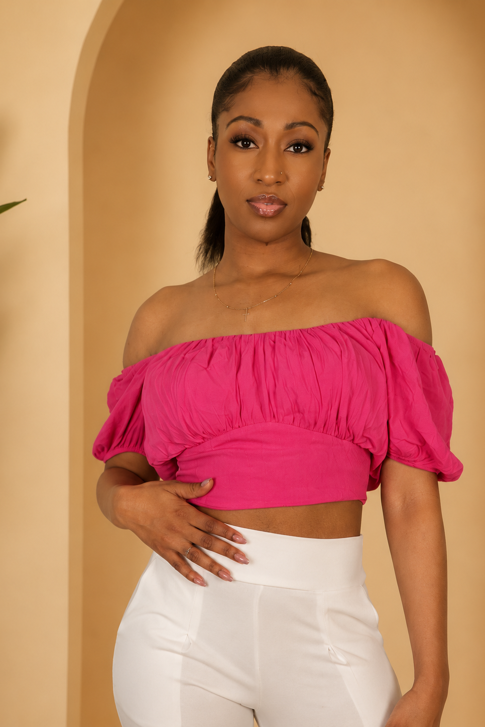 Baby Doll Off The Shoulder Top