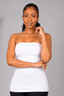Side Shirring Tube Top
