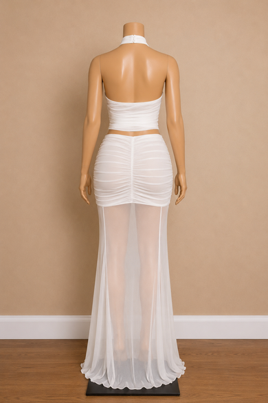 Angel On Earth Two Piece Skirt Set