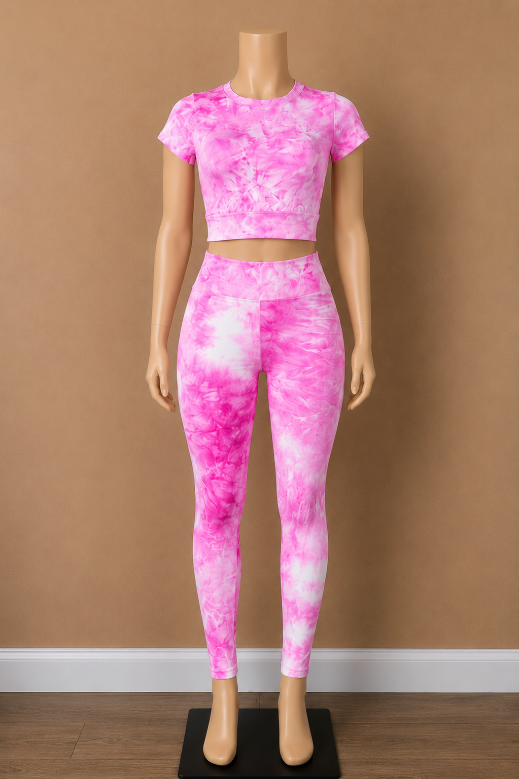 Lounging Around Short Sleeve Crop Top & Legging Set