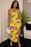Golden Bloom Floral Maxi Dress
