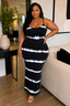 Kurvy Girl Midnight Muse Tie Dye Maxi Dress