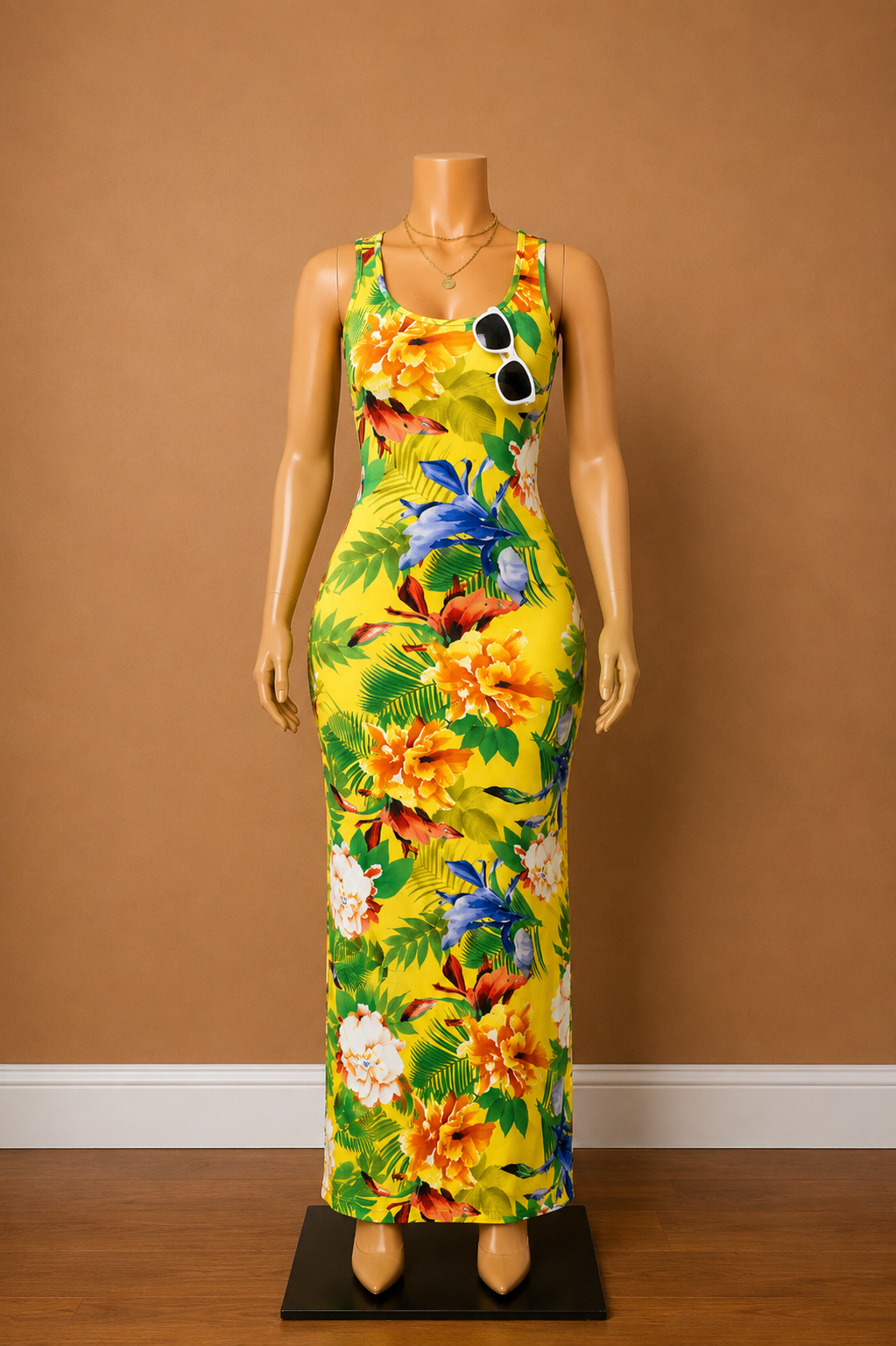 Lemon Drop Silhouette Maxi Dress Main image