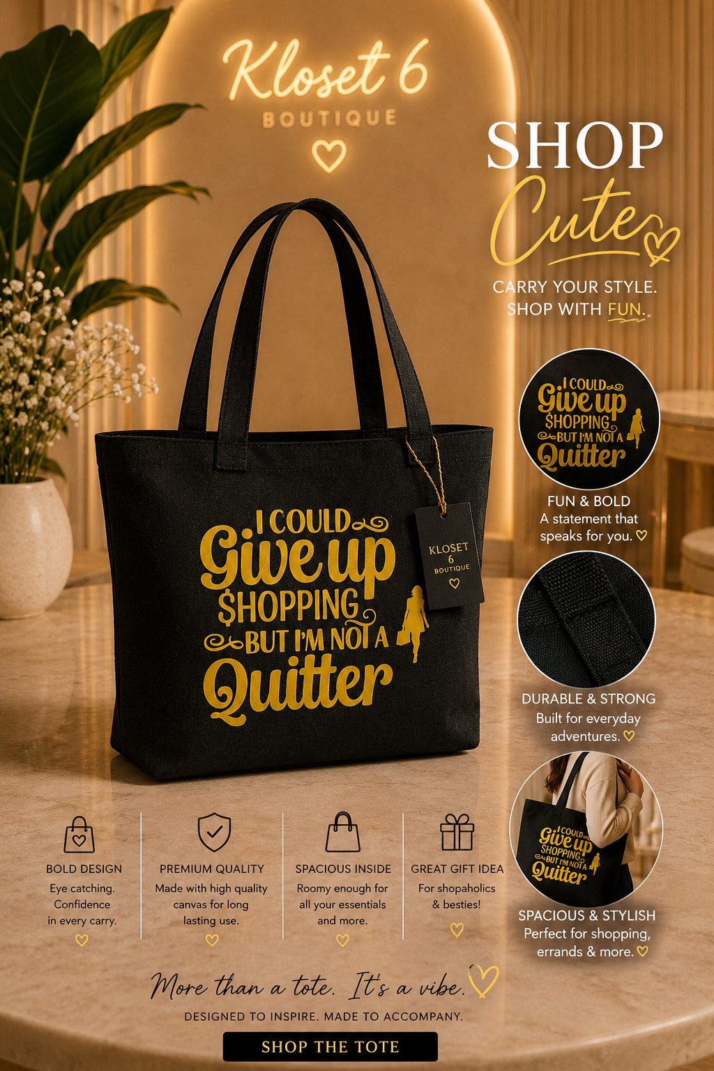 Humourous Totes- 6 Styles Secondary image