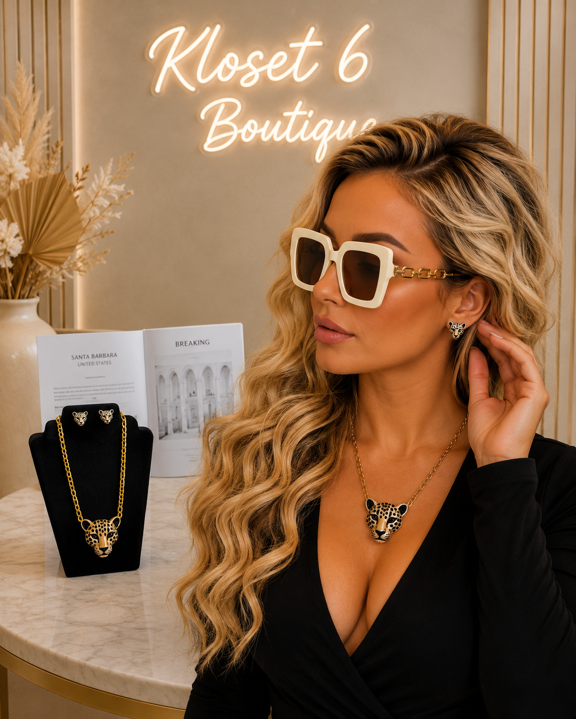 Savannah Luxe Square Sunglasses
