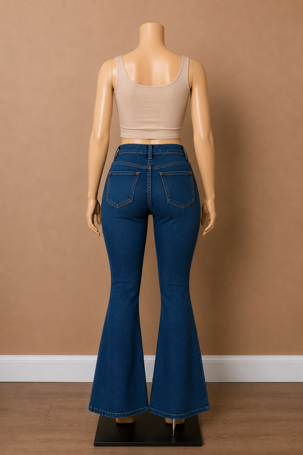 Fierce And Flared High Waist Flared Denim Jeans