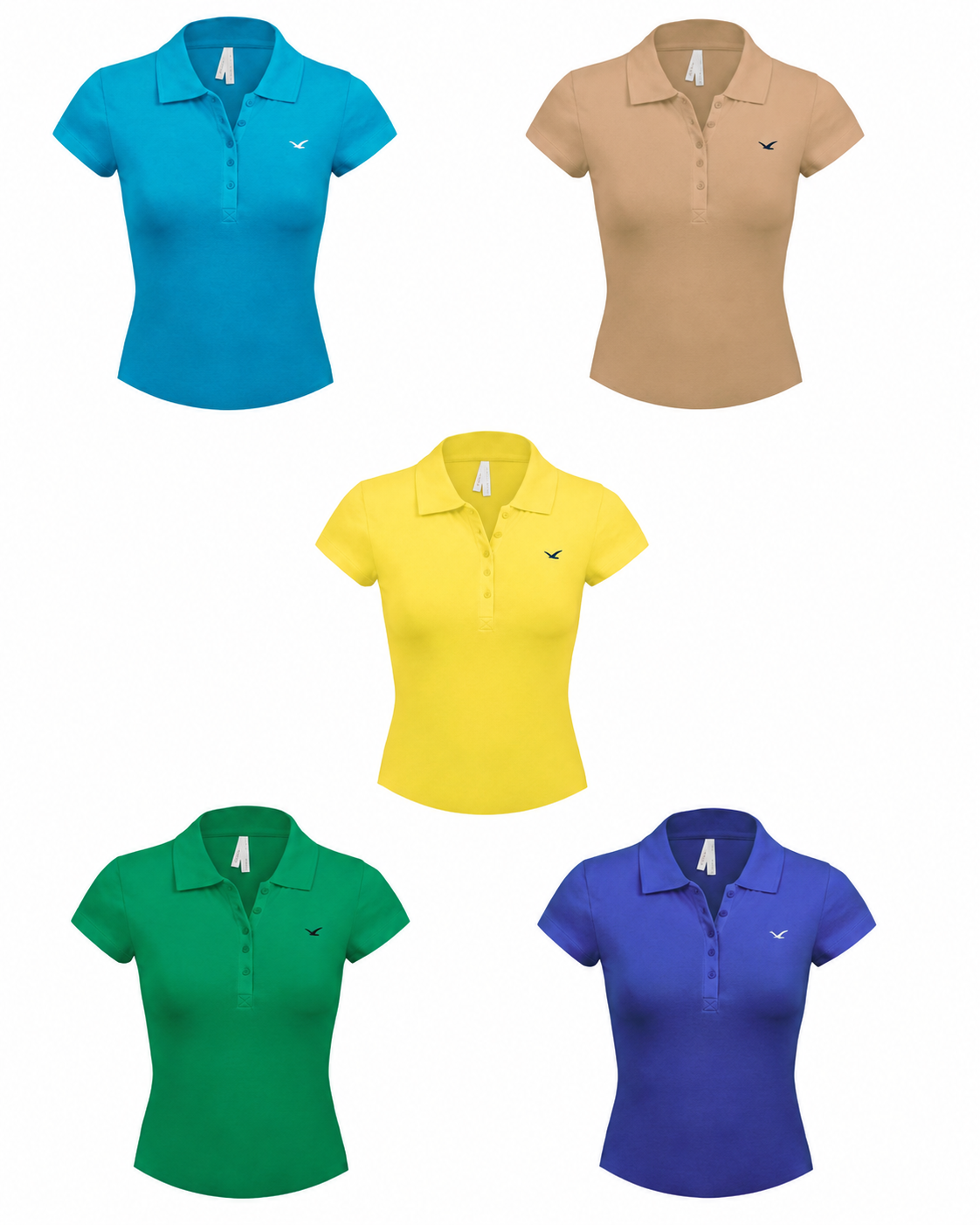 Half Button Short Sleeve Top