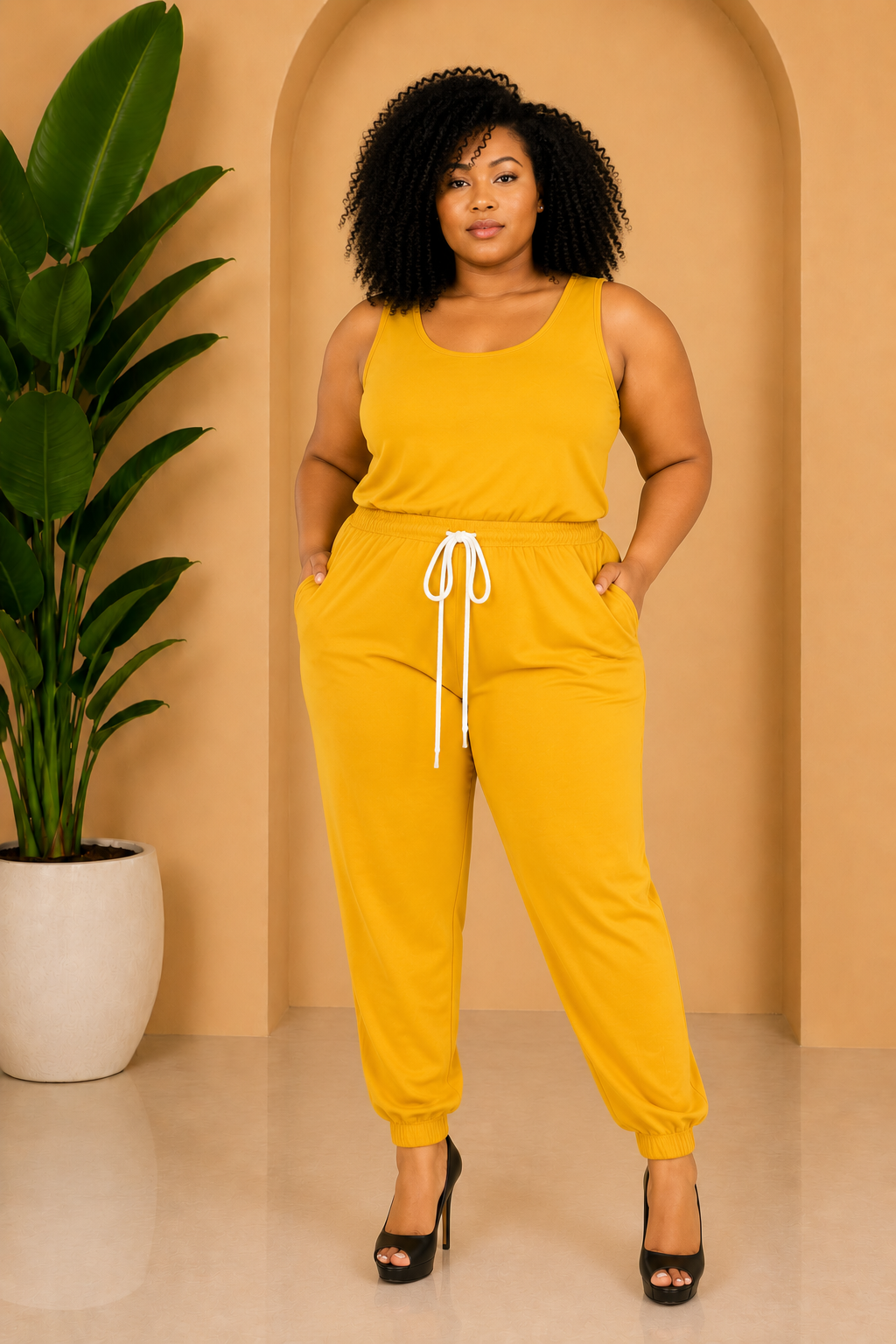 Plus Size Day & Night Jumpsuit Main image