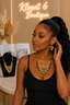 Midnight Goddess Statement Necklace
