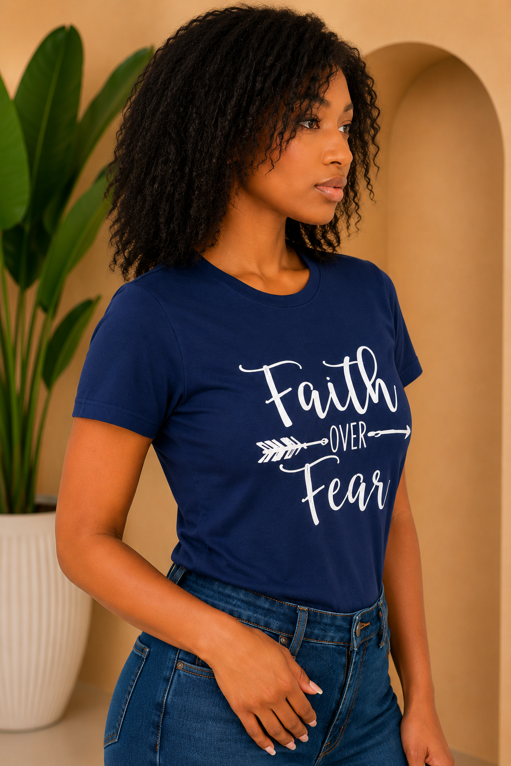 "Faith Over Fear" T-Shirt Top