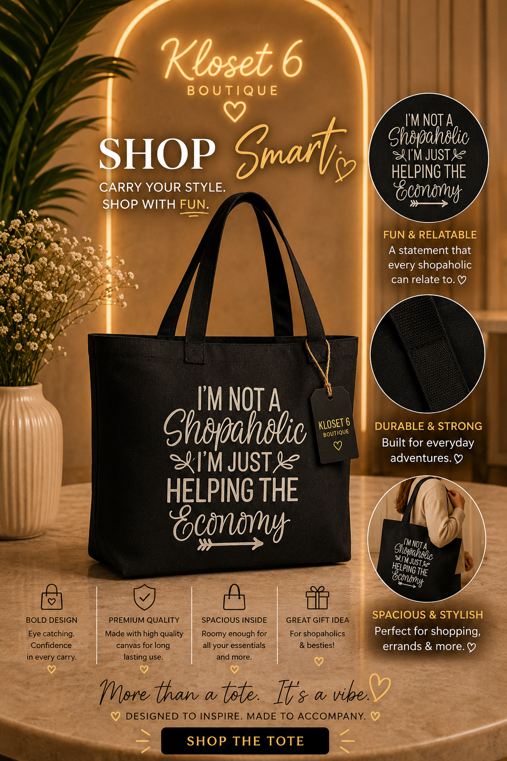 Humourous Totes- 6 Styles